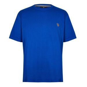Paul Smith Mens Embroidered Motif Cotton T-Shirt / Royal Blue